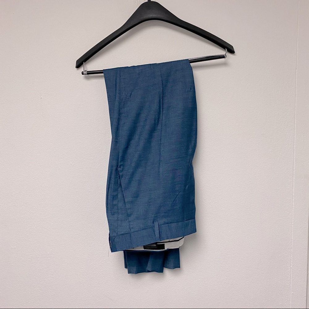 HM BLUE SUIT PANTS